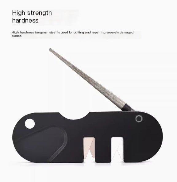 Multi-functional EDC Knife Sharpening Tool Outdoor Camping Portable Sharpener